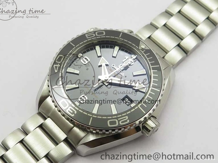 0116 Planet Ocean 39.5mm Black Ceramic Bezel SS VSF 1:1 Best Edition Black Dial on SS Bracelet A Stretchable 7890